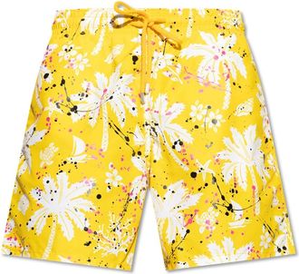 Palm Angels Badmode, Heren, Geel, XS, X Vilebrequin