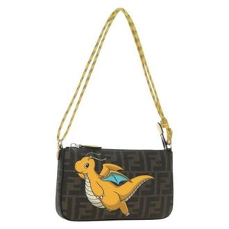 Fendi Pre-owned Vintage Zucca Canvas Shoulder Bag - Dames - Pre-owned - Bruin - Maat: ONE Size