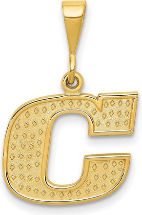 Diamond2Deal 10k Yellow Gold Initial C Pendant