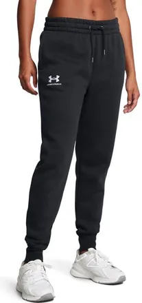 Under Armour Icon Fleece Joggers in Black /Black /White at Nordstrom, Size Xx-Large