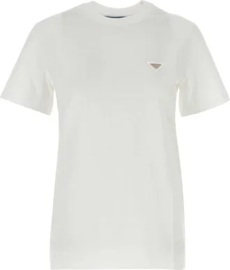 Prada White Terry T-shirt