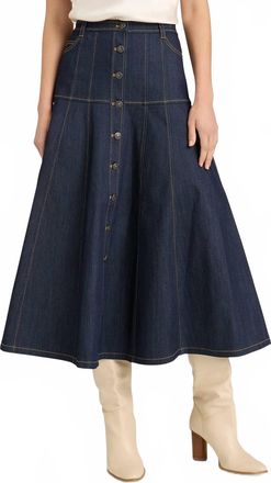 Cinq &agrave; Sept Veena Skirt In Indigo