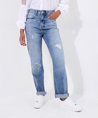 Joe Browns Distressed Mom Jeans in Light Blue at Nordstrom, Size 30
