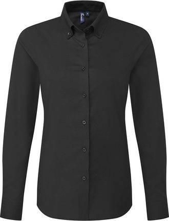 Generic Module One Womens Supreme Oxford Long Sleeve Dress Shirt - Button-Down Collar, Curved Hemline, Breathable Size (2XS-5XL) (UK, Alpha, XL, Regular, Regu