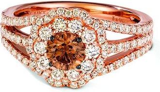 Le Vian 14K Rose Gold 1.29 Ct. Tw. Diamond Centerstone Ring