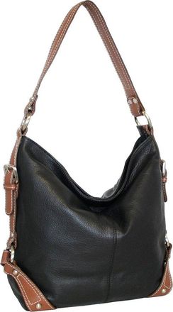 Nino Bossi Moda Milano Hobo Genuine Leather Bucket Bag