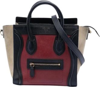 Celine Pre-owned Mini Bags, female, Multicolor, Size: ONE SIZE Pre-owned Nano Luggage Tote