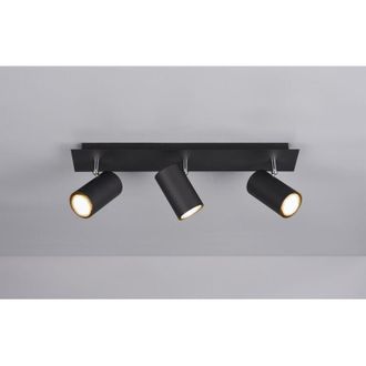 Trio Leuchten Trio Lighting - Plaf&oacute;n 3 Focos Orientables Marley Black