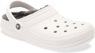 Crocs Womens Classic Lined Clog In White