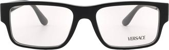 Versace Demo Rectangular Mens Eyeglasses VE3342 GB1 55