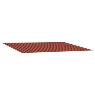 vidaXL Tela De Repuesto Para Toldos Naranja Y Marr&oacute;n 250 X 200 Cm Vidaxl