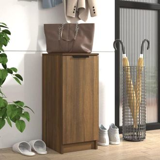 vidaXL vidaXL Scarpiera Rovere Marrone 30x35x70 cm in Legno Multistrato