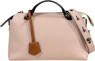 Fendi Pre-owned Handbags, female, Pink, Size: ONE SIZE Pre-owned Leather Handbag
