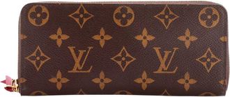 Louis Vuitton Brown Monogram Canvas Clemence Wallet (Authentic Pre-Loved)