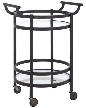 Safavieh Sienna 2 Tier Round Bar Cart
