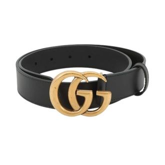 Gucci Pre-owned Belts, female, Black, Size: ONE SIZE Pre-owned Vintage Leather Belt