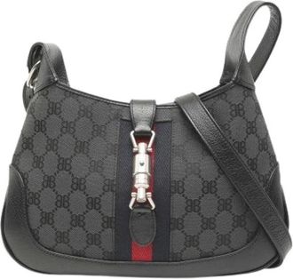 Balenciaga Pre-owned Jackie Web - Dames - Vintage Schoudertas - Zwart - ONE Size - Leer - Vintage