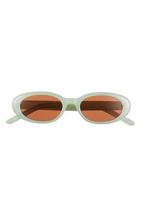 BP. Narrow Oval Sunglasses in Mint at Nordstrom