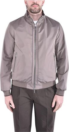 Moorer Manetti-Wk Bomberjack - Heren - Jassen - Bruin - Maat: 6XL Zijde