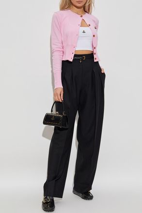 Vivienne Westwood Top With Embroidered Logo, Womens, White