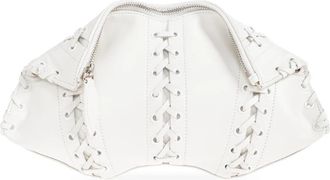 Alexander McQueen Manta Bag - Dames - Clutches - Beige - ONE Size - Leer - Tassen