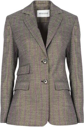 Silvian Heach Coreg Blazer - Dames - Jassen - Grijs - Maat: 2XS Zijde