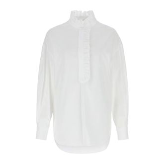 Alexander McQueen Mujer, Blusas y Camisas, Blanco, Talla: S