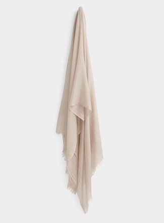 Simons Womens Lightweight pleated scarf