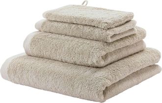 Aquanova Jacquard gewebtes Design Handtuch London Desert - in verschiedenen Grössen