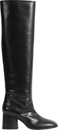 Aeyde Almut Boots - Dames - Laarzen met Hak - Zwart - 38 EU - Leer - Schoenen