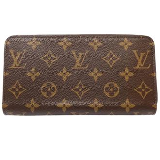 Louis Vuitton Pre-owned Wallets, female, Brown, Size: ONE SIZE Pre-owned Canvas wallets