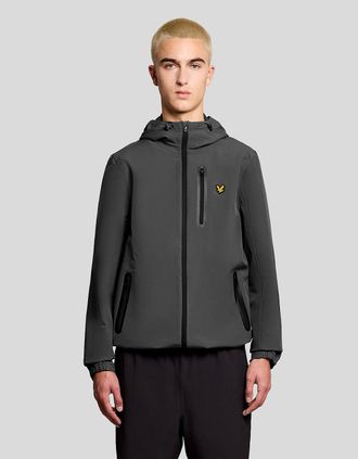 Lyle & Scott Lyle And Scott Mens Sports Water Resistant Hooded Jacket - Black - Size: Regular/34
