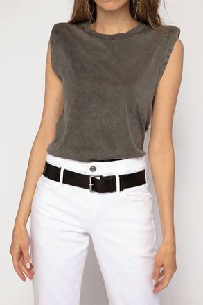 Iro Elena Sleeveless Top In Grey