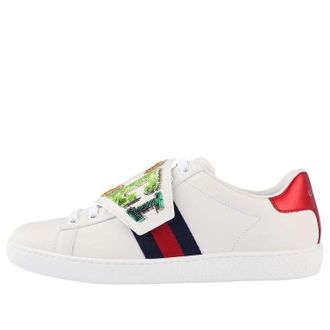 Gucci (WMNS) Gucci Ace Low Gucci Patch 525187-0FI10-9060