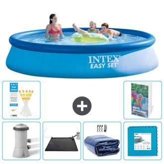 Intex Piscina Easy Set Redonda - 396x84 Cm - 7-piezas S340