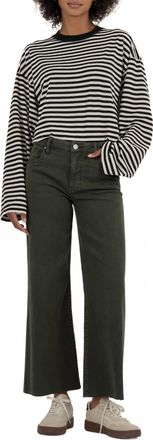 Kut from the Kloth Meg High Rise Fab Wide Leg Pants In Sherwood