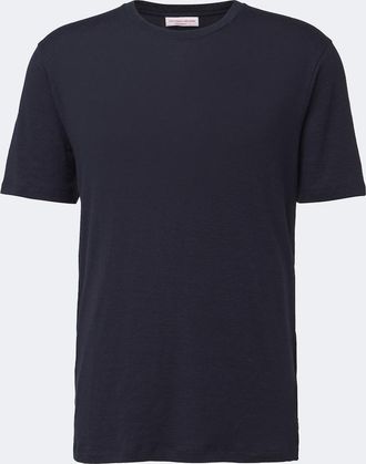 Orlebar Brown Camiseta en mezcla de lino