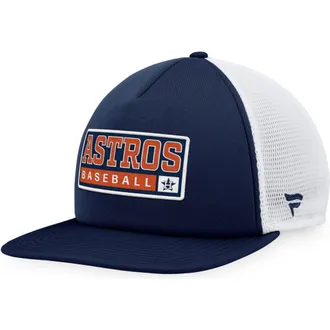 Majestic Mens Majestic Navy/White Houston Astros Foam Trucker Snapback Hat at Nordstrom