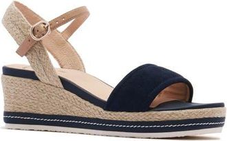 FRANKiE4 Harris Espadrille Sandal in Navy Suede at Nordstrom, Size 8.5