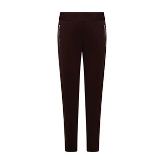 Raffaello Rossi Slim-fit broek - Dames - Broeken - Bruin - Maat: S Zijde