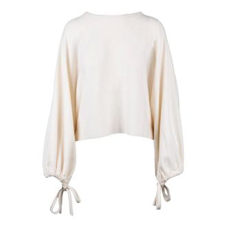 Max Mara Dames, Truien, Beige, Maat: S Wol