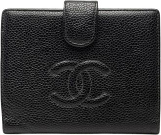 Chanel Pre-owned Wallets, female, Black, Size: ONE SIZE Pre-owned Small Wallet