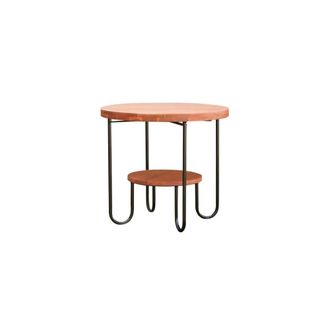 Tikamoon Mesa de centro de jard&iacute;n de acacia maciza