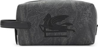 Etro Black Cotton Arnica S Pouch-Uomo