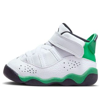 Nike Jordan (TD) Air Jordan 6 Rings White Lucky Green 323420-131