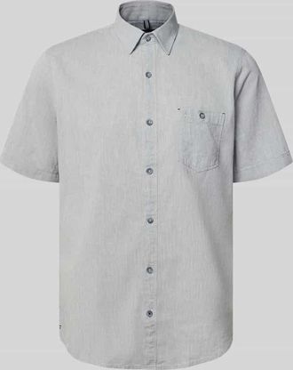 Lerros Regular Fit T-Shirt aus Baumwoll-Mix in Graphit, Gr&ouml;&szlig;e XXXL