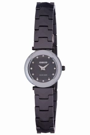 Jowissa Womens : Crystal 4 WomensMother Of Pearl Watch - Black - One Size