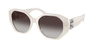 Ralph Lauren RL8220 THE JULIETTE 61828G Womens Sunglasses White Size 54