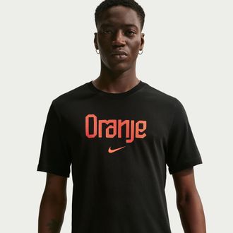 Nike Netherlands Nike Mens Soccer T-Shirt in Black | IH2190-010