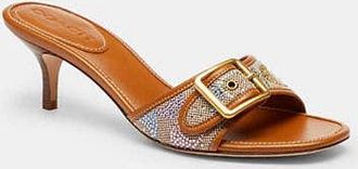 Coach Margot Sandal In Crystal Signature Jacquard